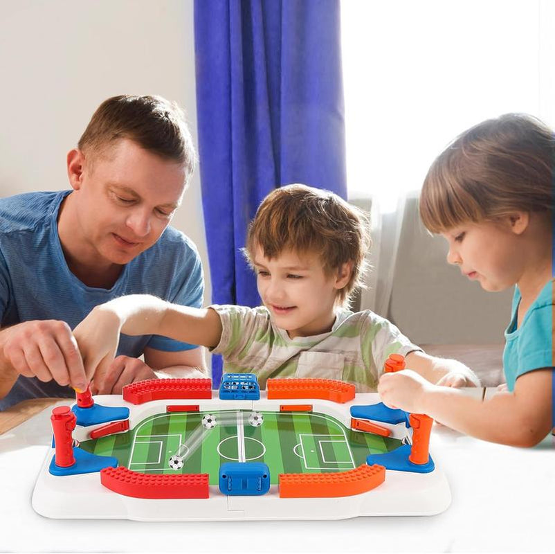 Mini Foosball Table Game for Kids, Soccer Football Game Set for Boys Girls, Indoor Sports Tabletop Board Games for Family & Game Room, Interactive Pinball Toy, Birthday Christmas Gift for Ages 3-12