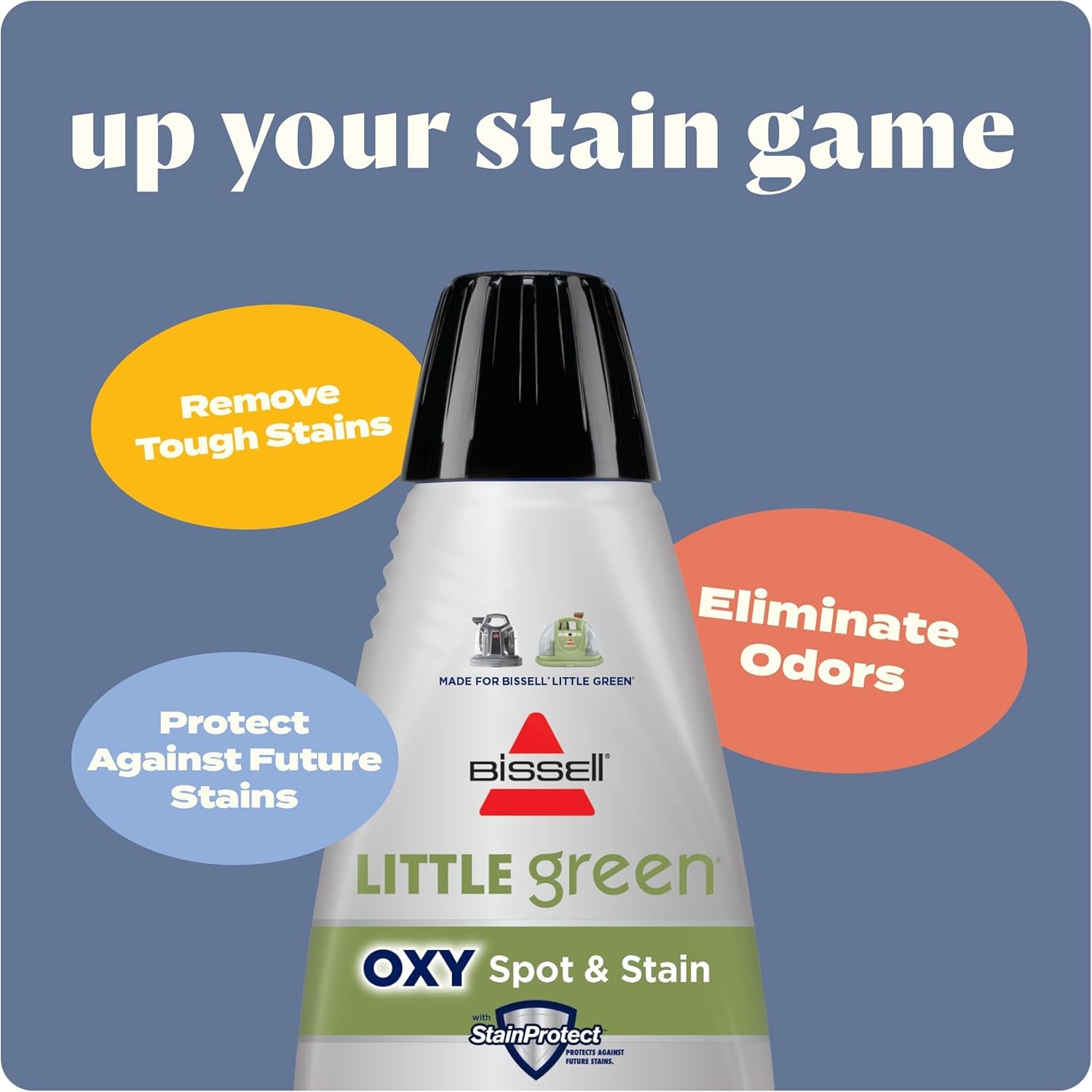 Little Green Mini Portable Carpet and Upholstery Deep Cleaner, Car/Auto Detailer, with Hydrorinse Self-Cleaning Tool and 4" Tough Stain Tool, Limited Edition Color Lake, 4075F