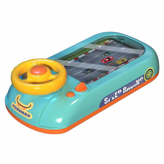 Musical Steering Wheel Toys for Boys 4-6 Toddler Simulated Driving Racing Car Game with Sound Interactive Educational Learning