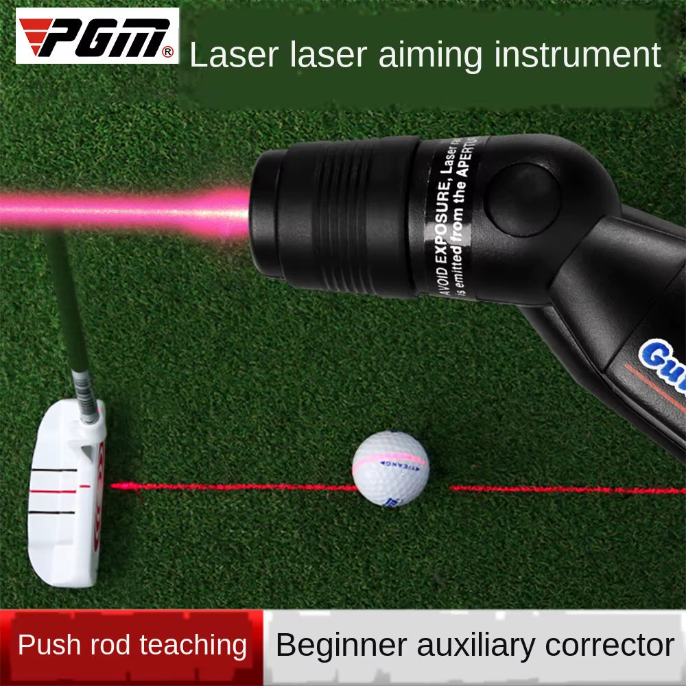 Golf Putter Laser Sight Machine Aiming Instrument, Indoor Teaching Linear Laser Golf Putter Training Aid